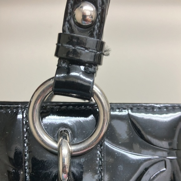 ✨Coach pattern leather varnish 15 x 9 x 4 - Picture 7 of 14